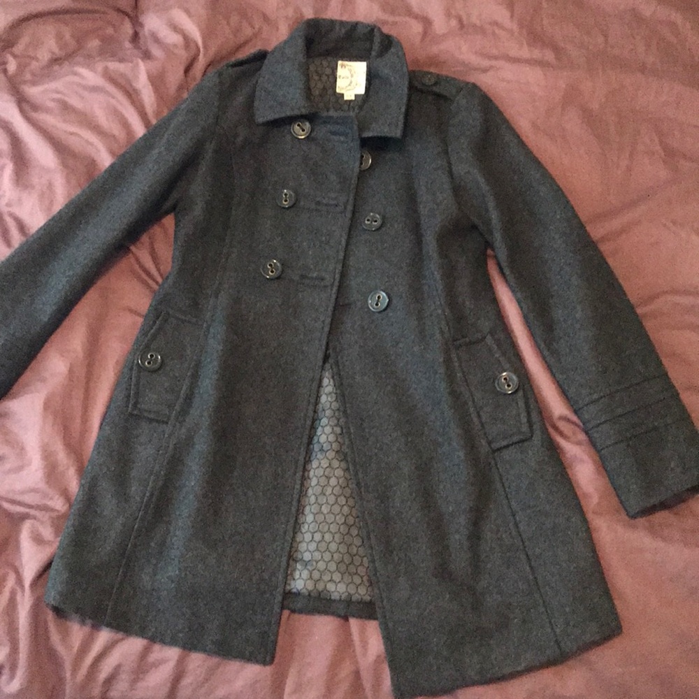 Medium grey pea coat